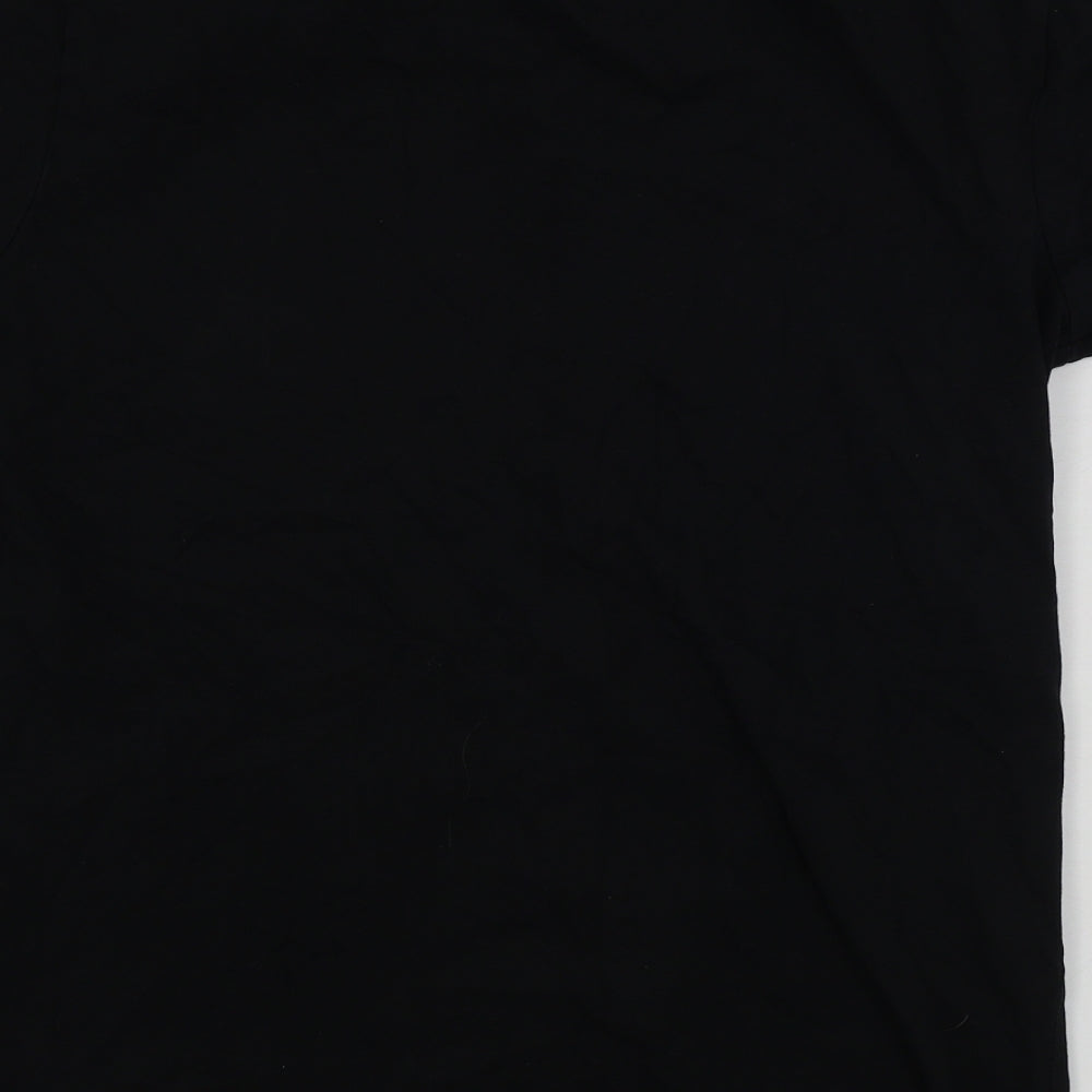 goat crew  Womens Black   Basic T-Shirt Size S