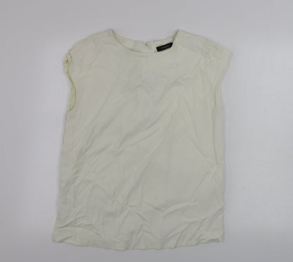 Marks and Spencer Womens Ivory   Basic Tank Size 10
