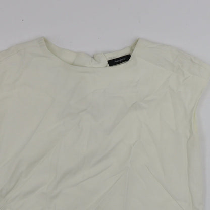 Marks and Spencer Womens Ivory   Basic Tank Size 10