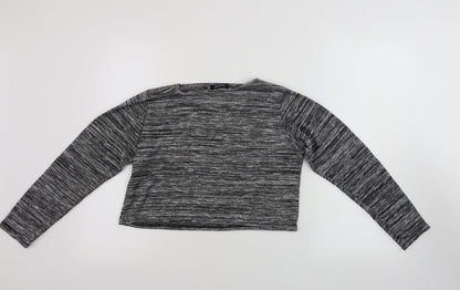 Boohoo Womens Grey   Basic T-Shirt Size 10