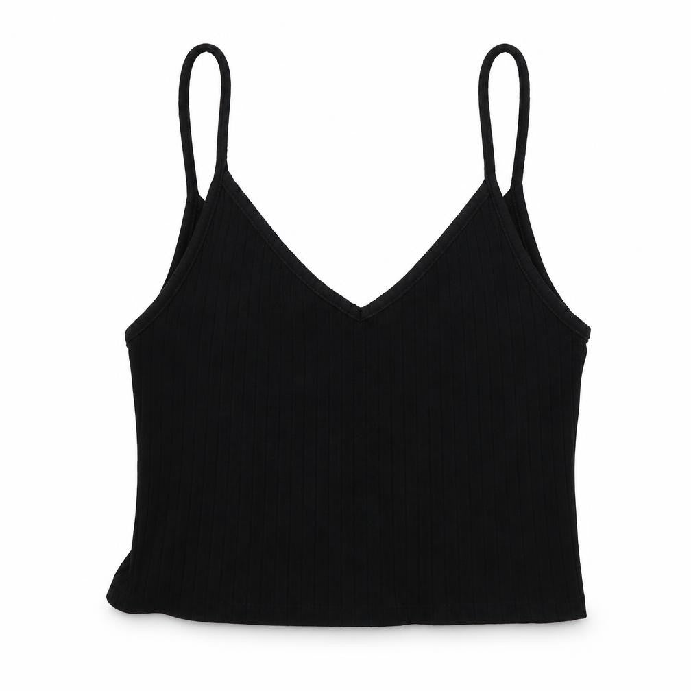 Womens UK Size S H&M Black Basic Tank