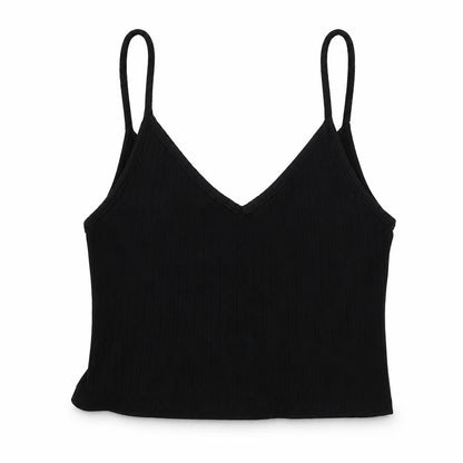 Womens UK Size S H&M Black Basic Tank