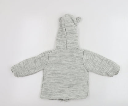 George  Boys Grey Ombré  Jacket Coat Size 18-24 Months  - disney