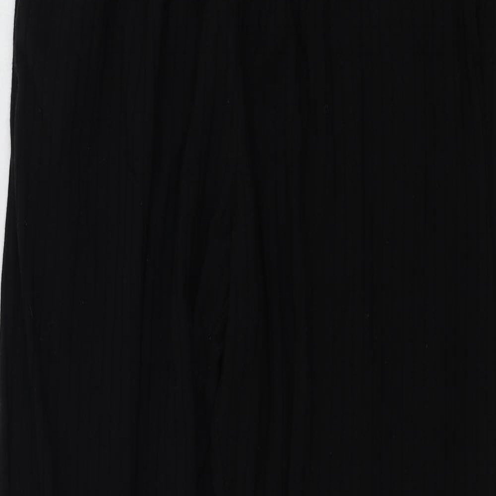 Womens UK Size M New Look Regular Fit  Black Trousers