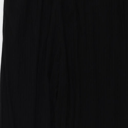 Womens UK Size M New Look Regular Fit  Black Trousers