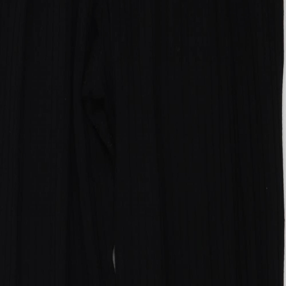 Womens UK Size M New Look Regular Fit  Black Trousers