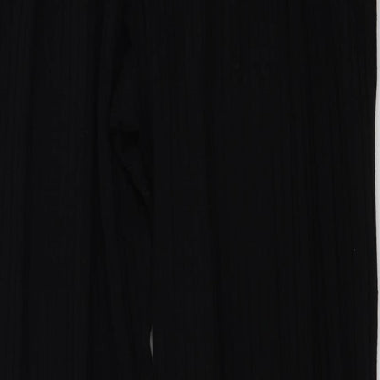 Womens UK Size M New Look Regular Fit  Black Trousers