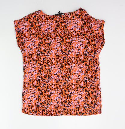 Womens UK Size 6 NEXT Orange Basic T-Shirt
