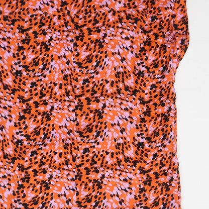 Womens UK Size 6 NEXT Orange Basic T-Shirt