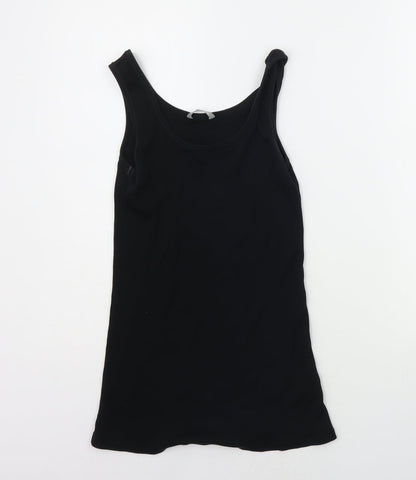 Womens UK Size 12 Marks and Spencer Black Basic Tank