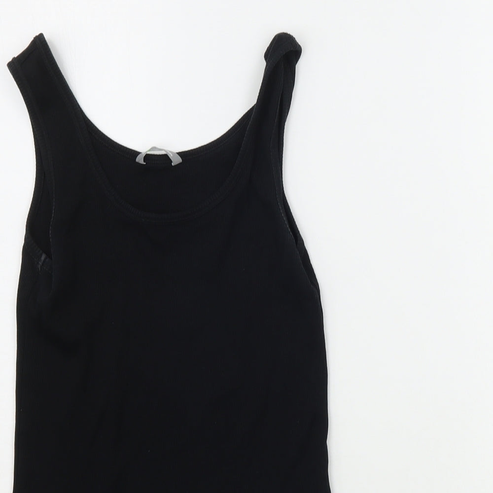 Womens UK Size 12 Marks and Spencer Black Basic Tank