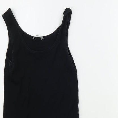 Womens UK Size 12 Marks and Spencer Black Basic Tank