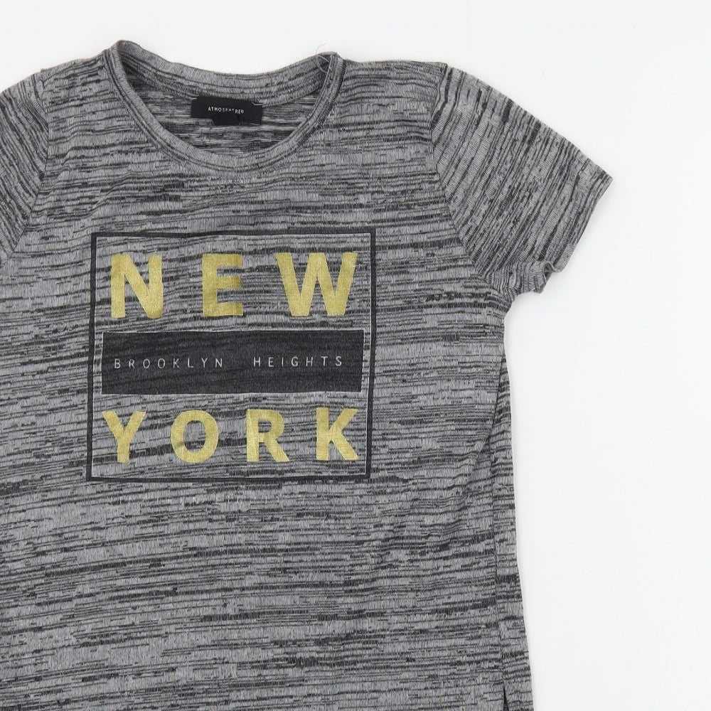 Atmsophere Womens Grey   Basic T-Shirt Size 6