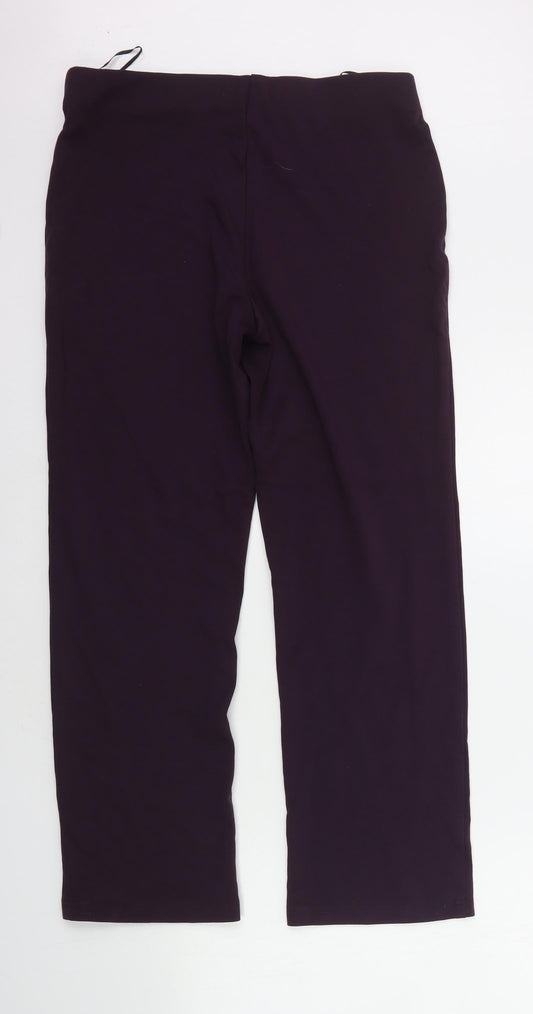 Womens UK Size 12 Papaya Regular Fit Jegging Purple Trousers