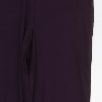 Womens UK Size 12 Papaya Regular Fit Jegging Purple Trousers