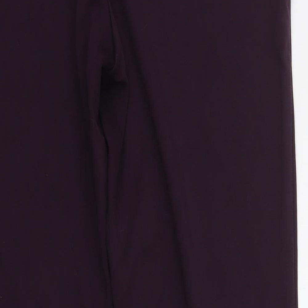 Womens UK Size 12 Papaya Regular Fit Jegging Purple Trousers