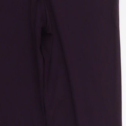 Womens UK Size 12 Papaya Regular Fit Jegging Purple Trousers
