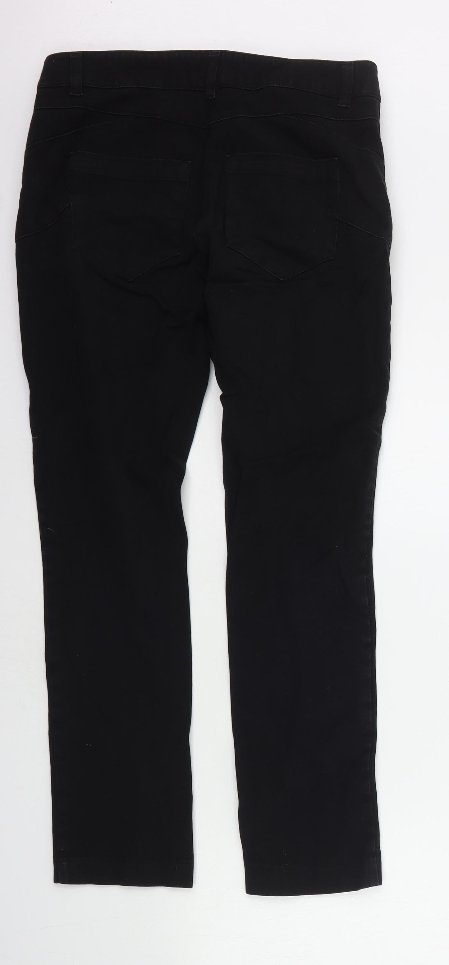 JASPER CORAN Womens Black   Straight Jeans Size 10 L24 in