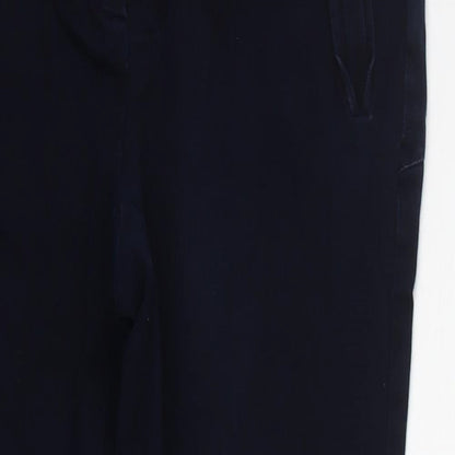 JASPER CORAN Womens Blue Houndstooth  Straight Jeans Size 10 L24 in
