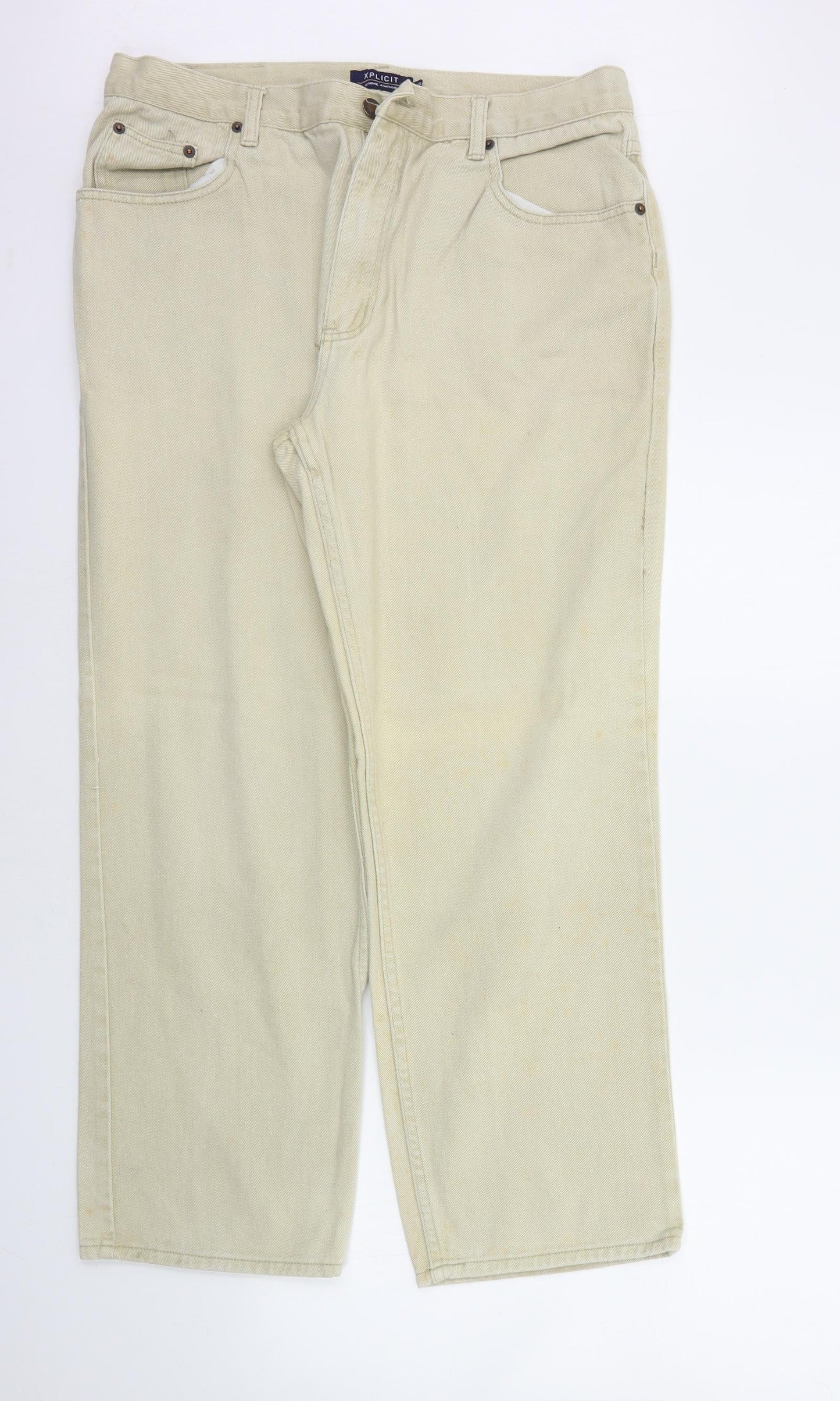 Xplicit Womens Beige   Trousers  Size 36 in L29 in