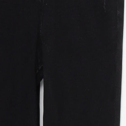 Matalan Girls Black   Skinny Jeans Size 9 Years - DISTRESSED