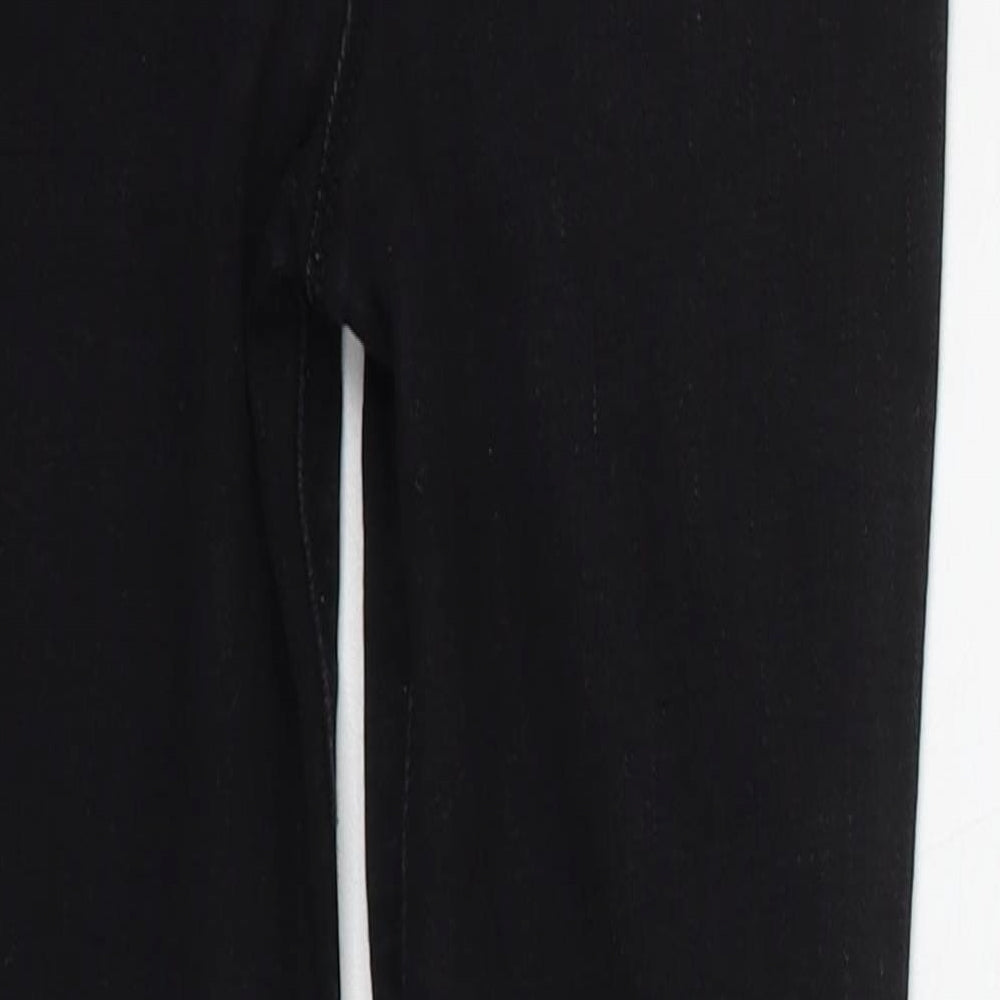 Matalan Girls Black   Skinny Jeans Size 9 Years - DISTRESSED
