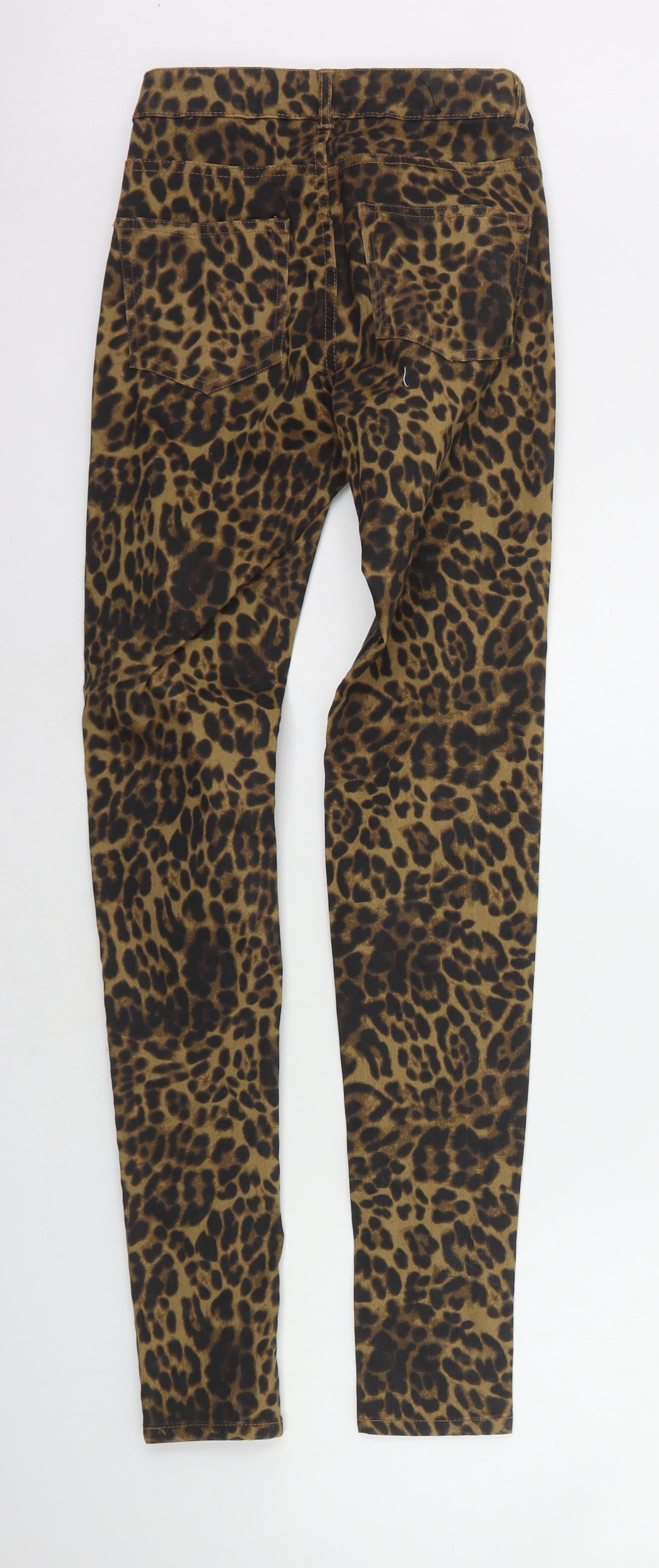 Womens UK Size 6 H&M Regular Fit  Orange Trousers