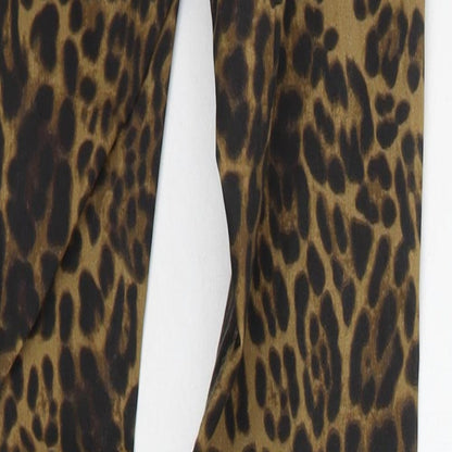 Womens UK Size 6 H&M Regular Fit  Orange Trousers