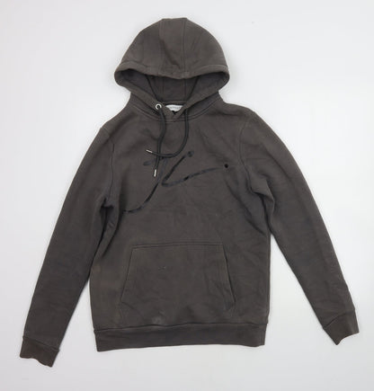 Mens UK Size S Jameson Carter Grey Pullover Hoodie