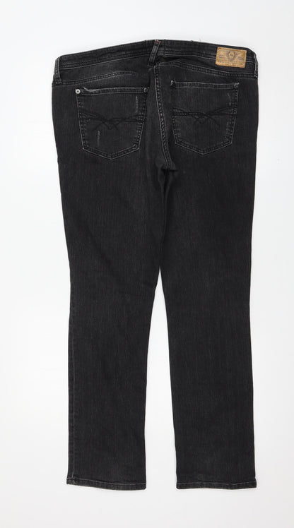 River Island Womens Black   Straight Jeans Size 38 L30 in
