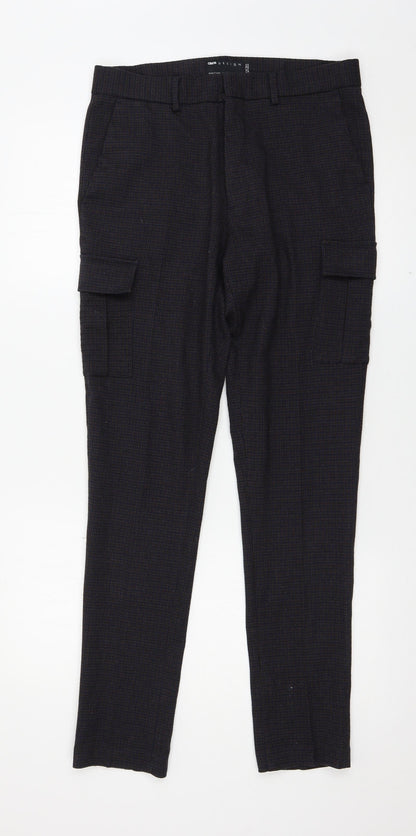 Womens UK Size 32 ASOS Regular Fit  Blue Trousers