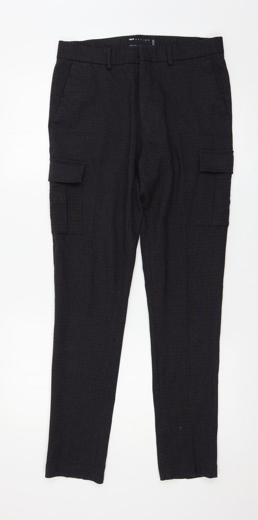 Womens UK Size 32 ASOS Regular Fit  Blue Trousers