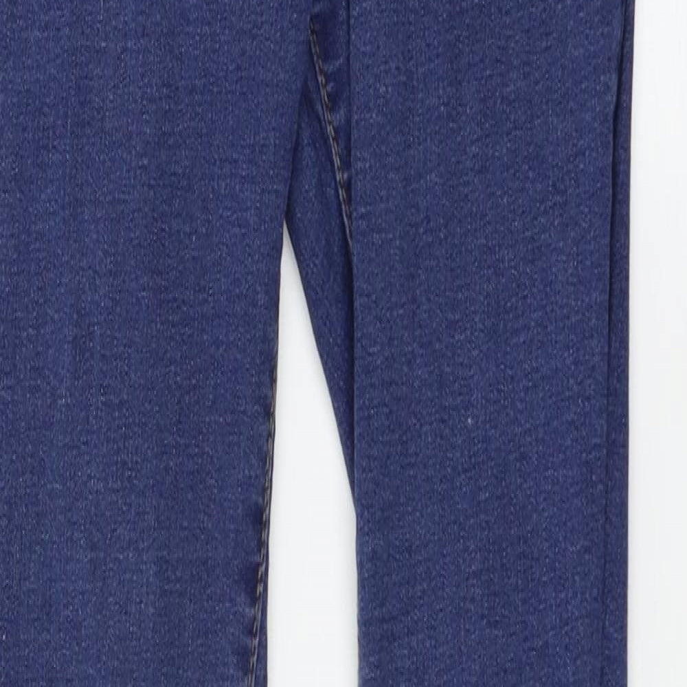 Denim & Co. Womens Blue   Skinny Jeans Size 8 L28 in