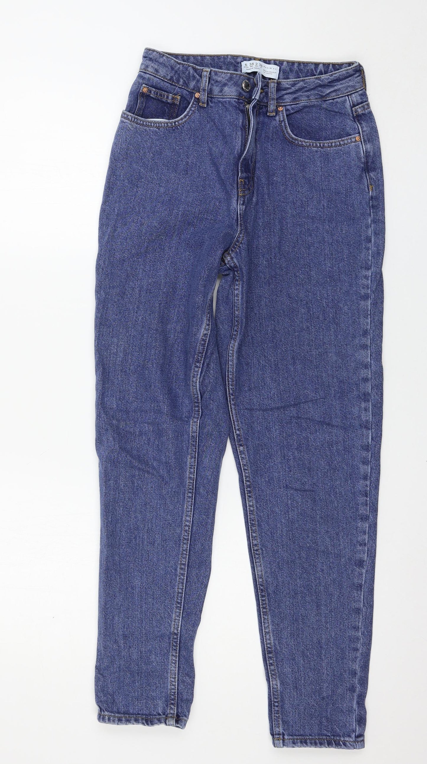 Denim & Co. Womens Blue   Straight Jeans Size 6 L28 in