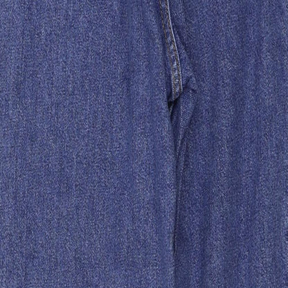Denim & Co. Womens Blue   Straight Jeans Size 6 L28 in
