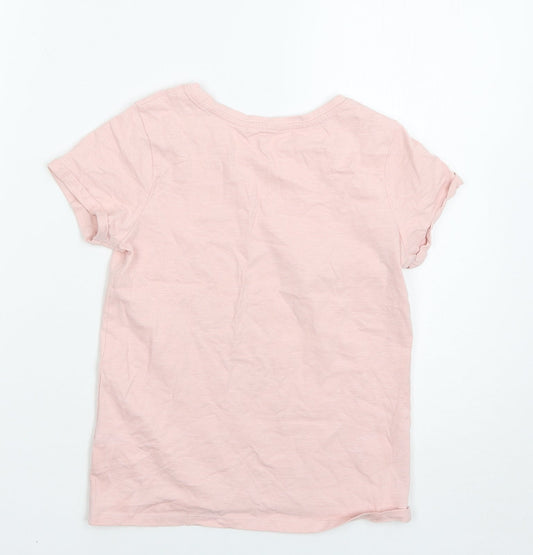 NEXT Girls Pink   Basic T-Shirt Size 9 Years