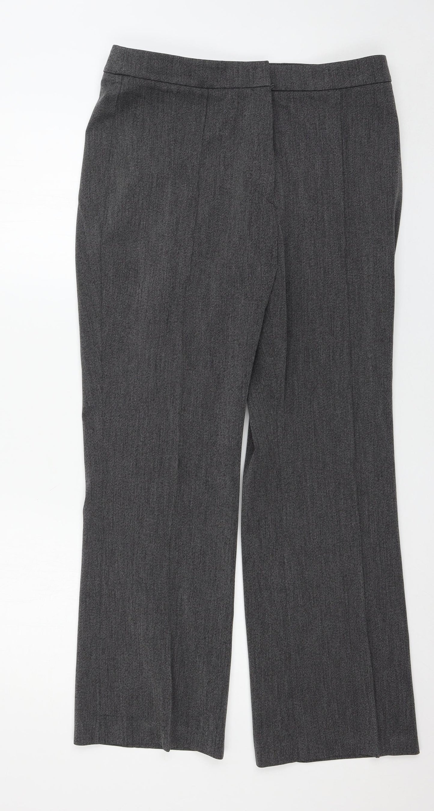 Marks and Spencer Womens Grey   Trousers  Size 16 L28 in