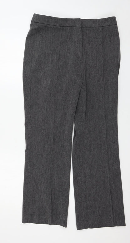 Marks and Spencer Womens Grey   Trousers  Size 16 L28 in