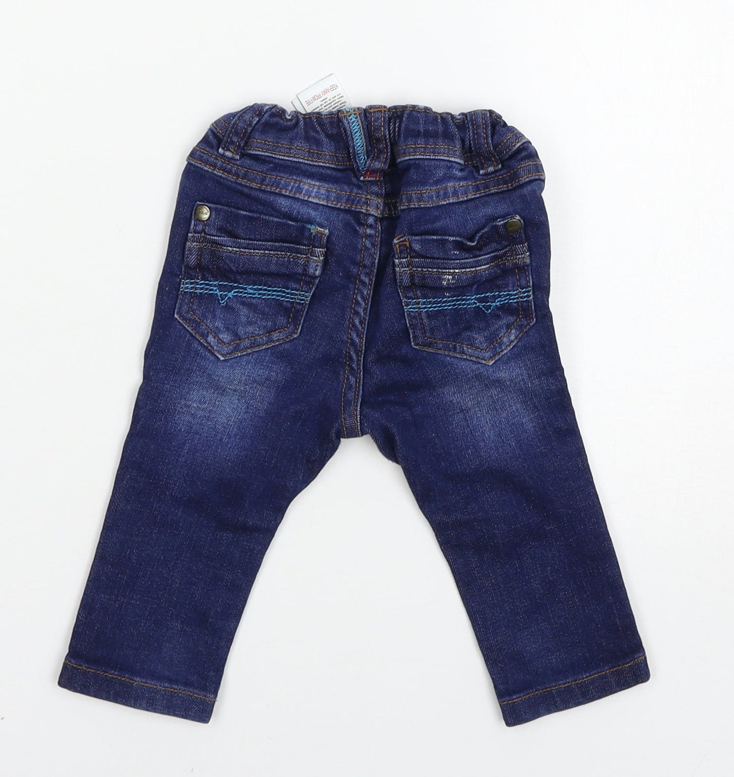 NEXT Boys Blue   Cargo Jeans Size 3-6 Months