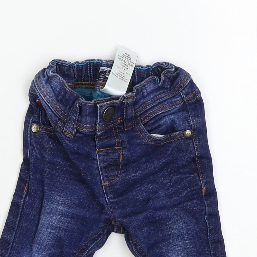 NEXT Boys Blue   Cargo Jeans Size 3-6 Months
