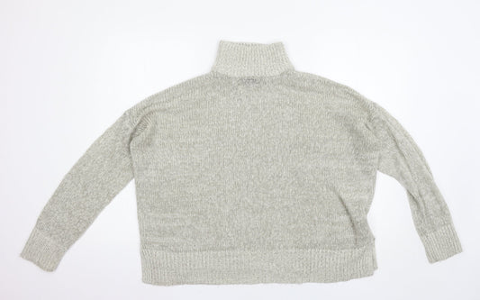 Womens UK Size L New Look Grey Pullover Jumper