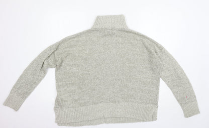 Womens UK Size L New Look Grey Pullover Jumper