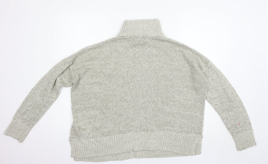 Womens UK Size L New Look Grey Pullover Jumper