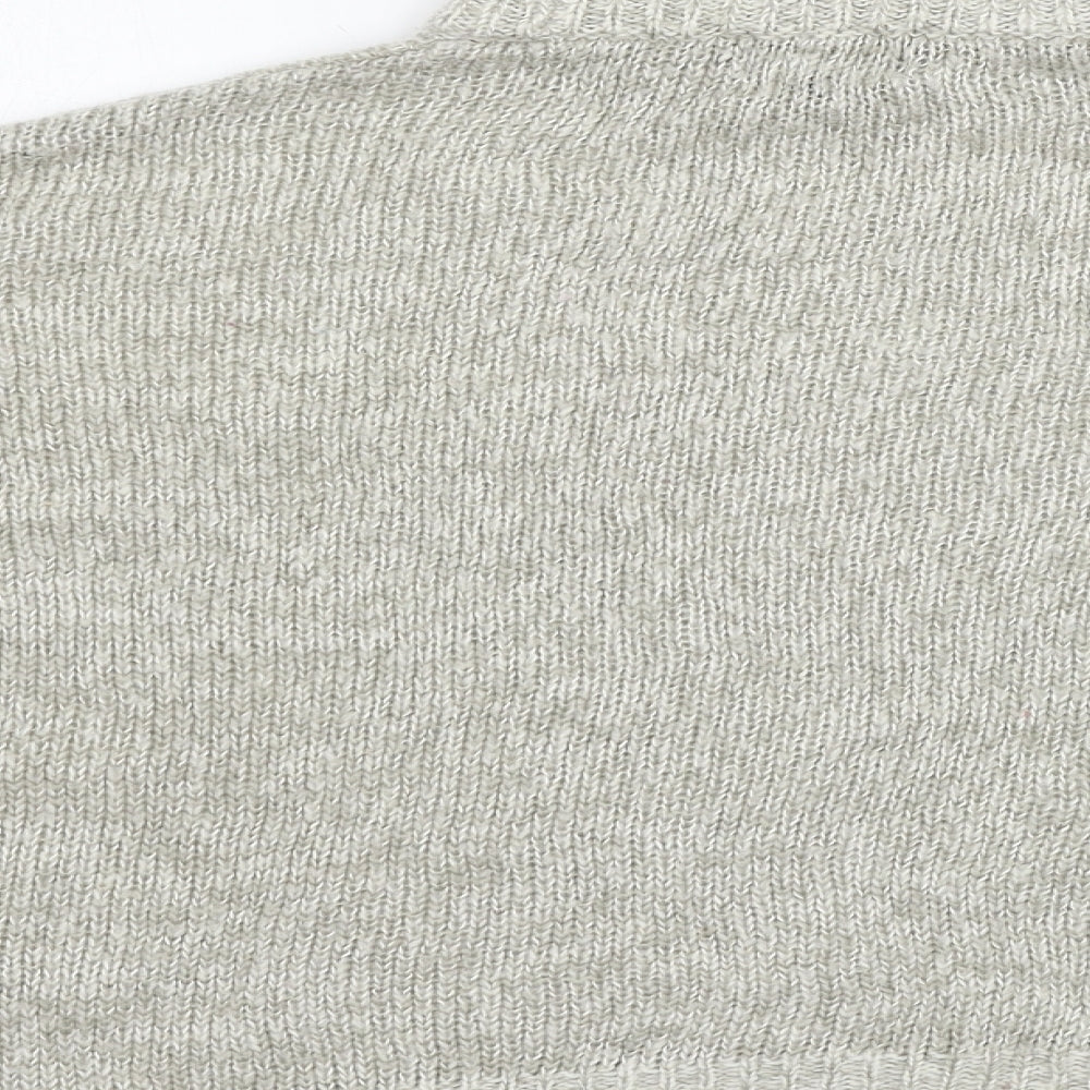 Womens UK Size L New Look Grey Pullover Jumper