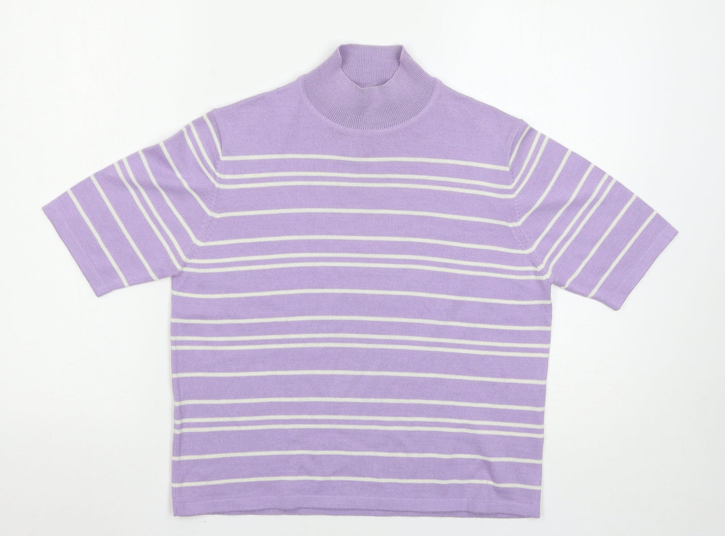 Womens UK Size 14 Marks and Spencer Purple Pullover Jumper