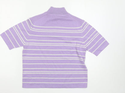 Womens UK Size 14 Marks and Spencer Purple Pullover Jumper