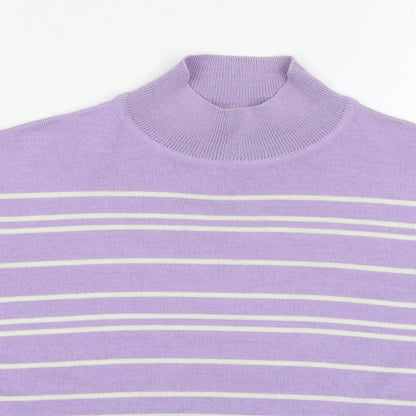 Womens UK Size 14 Marks and Spencer Purple Pullover Jumper