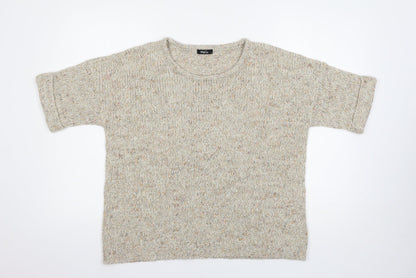 Womens UK Size S M&Co Beige Pullover Jumper