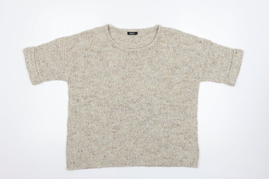 Womens UK Size S M&Co Beige Pullover Jumper