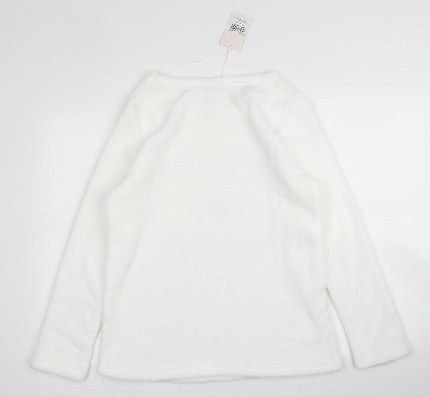 TU Womens White   Pullover Jumper Size 10  - PJ top